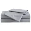 Pem America London Fog Garment Wash 3-Piece Twin Sheet Set In Grey -Home Decoration Series 61569885 1