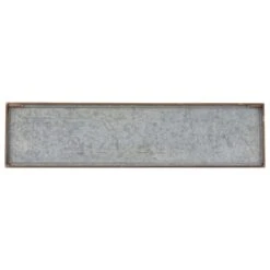 Maple And Jade 9" X 36" "Market" Sign In Grey -Home Decoration Series 61580734 6