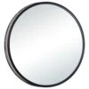 Maple And Jade 32" Round Wall Mirror In Matte Black -Home Decoration Series 61581716 1