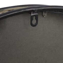 Maple And Jade 32" Round Wall Mirror In Matte Black -Home Decoration Series 61581716 10