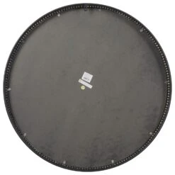 Maple And Jade 32" Round Wall Mirror In Matte Black -Home Decoration Series 61581716 12