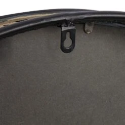 Maple And Jade 32" Round Wall Mirror In Matte Black -Home Decoration Series 61581716 4