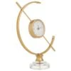 Novogratz Abstract Clock In Gold And Clear -Home Decoration Series 61582599 1