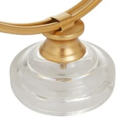 Novogratz Abstract Clock In Gold And Clear -Home Decoration Series 61582599 4