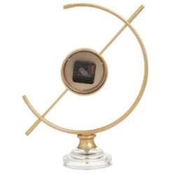 Novogratz Abstract Clock In Gold And Clear -Home Decoration Series 61582599 7