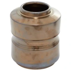 Maple And Jade Decorative Ceramic Jar In Bronze (Set Of 2) -Home Decoration Series 61583399 5