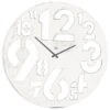 Maple And Jade 24" Contemporary Wall Clock In Silver -Home Decoration Series 61583506 1