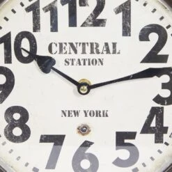 Maple And Jade 15" X 16" Wall Clock In Black -Home Decoration Series 61583969 4