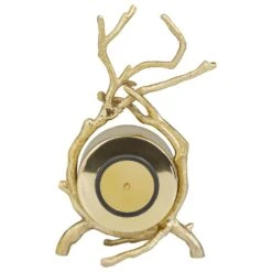 Maple And Jade Abstract Table Clock In Gold 17 Maple And Jade Abstract Table Clock In Gold -Home Decoration Series 61585055 7