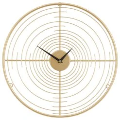 Maple And Jade 20" Wall Clock In Gold