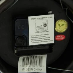 Maple And Jade Cottage Table Clock In Distressed Black And White (Set Of 2) -Home Decoration Series 61585881 5