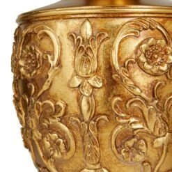 Maple And Jade 16" Traditional Vase In Antique Gold 15 Maple And Jade 16" Traditional Vase In Antique Gold -Home Decoration Series 61586343 5