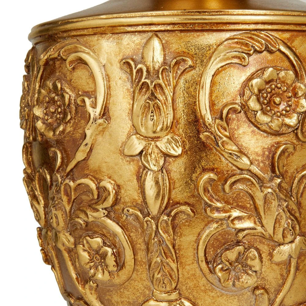 Maple And Jade 16" Traditional Vase In Antique Gold 7 Maple And Jade 16" Traditional Vase In Antique Gold - Image 5