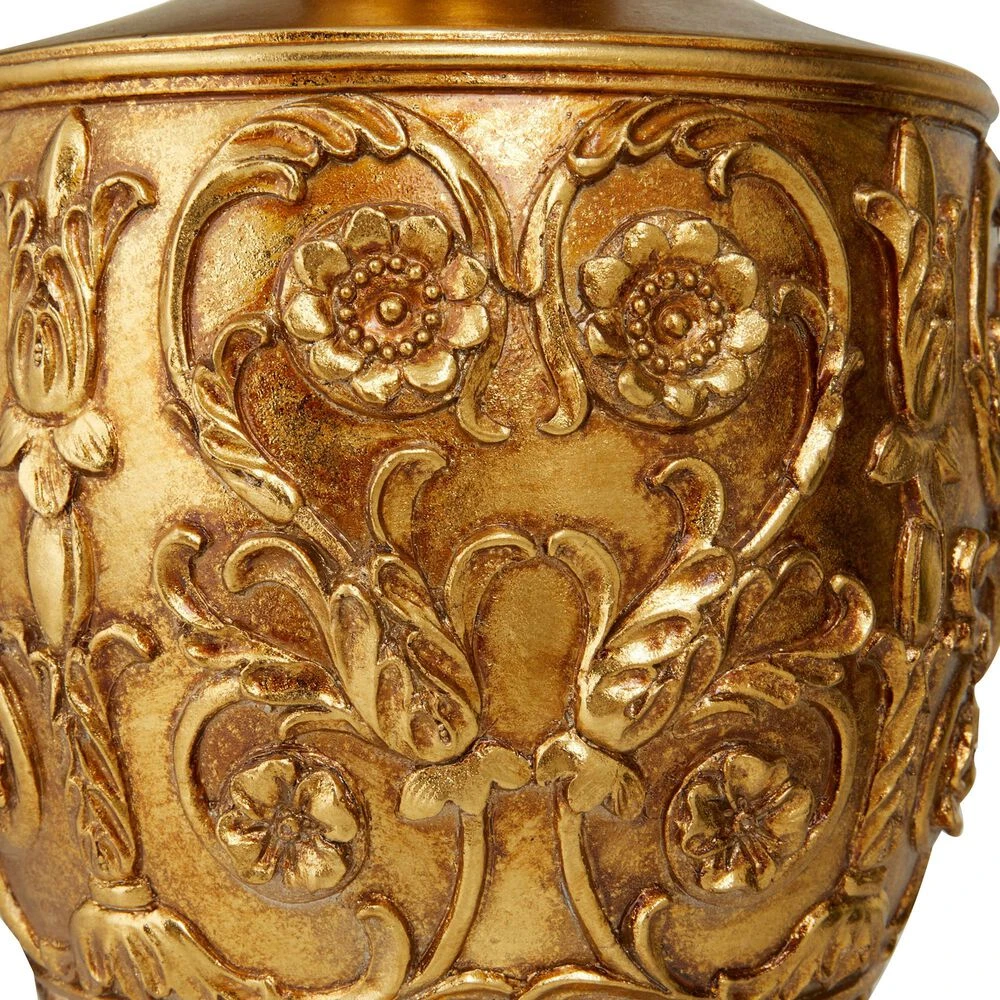 Maple And Jade 16" Traditional Vase In Antique Gold 8 Maple And Jade 16" Traditional Vase In Antique Gold - Image 6