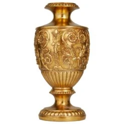 Maple And Jade 16" Traditional Vase In Antique Gold 17 Maple And Jade 16" Traditional Vase In Antique Gold -Home Decoration Series 61586343 7