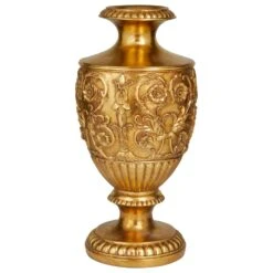 Maple And Jade 16" Traditional Vase In Antique Gold 18 Maple And Jade 16" Traditional Vase In Antique Gold -Home Decoration Series 61586343 8