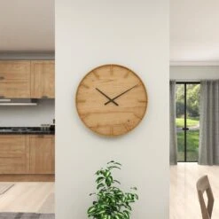 Maple And Jade 24" Wall Clock In Gold And Black -Home Decoration Series 61587267 11