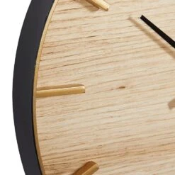 Maple And Jade 24" Wall Clock In Gold And Black -Home Decoration Series 61587267 3