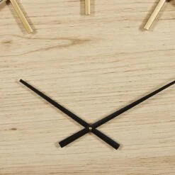 Maple And Jade 24" Wall Clock In Gold And Black -Home Decoration Series 61587267 4