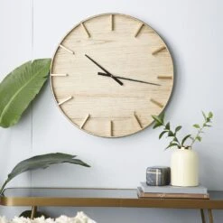Maple And Jade 24" Wall Clock In Gold And Black -Home Decoration Series 61587267 8