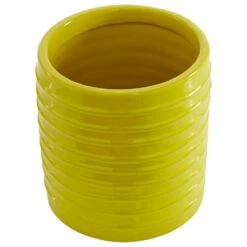 Maple And Jade Farmhouse Ceramic Decorative Jar In Yellow (Set Of 2) -Home Decoration Series 61587739 5