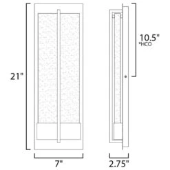 Maxim Lighting Cascade Outdoor Wall Sconce In Black 13 Maxim Lighting Cascade Outdoor Wall Sconce In Black -Home Decoration Series 61602199 6