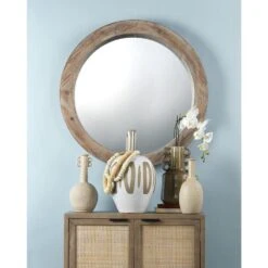 Splendor Living Reclaimed Wall Mirror In Brown And Grey -Home Decoration Series 61616579 4