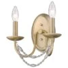 Golden Lighting Mirabella 2-Light Wall Sconce In Golden Aura -Home Decoration Series 61699021 1