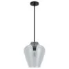 Hunter Vidria 1-Light Pendant In Matte Black 1 Hunter Vidria 1-Light Pendant In Matte Black -Home Decoration Series 61723094 1