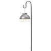 The Gerson Company 43.3" Solar Lighted Lamp In Silver 2 The Gerson Company 43.3" Solar Lighted Lamp In Silver -Home Decoration Series 61937983 1