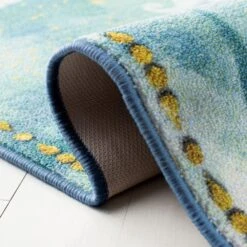 Safavieh Disney Aladdin Free To Dream 5' X 7' Turquoise And Pink Kids Rug -Home Decoration Series 6205787 6