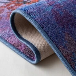 Safavieh Disney Frozen 2 Destiny 5' X 7' Blue And Violet Kids Rug -Home Decoration Series 6205837 5