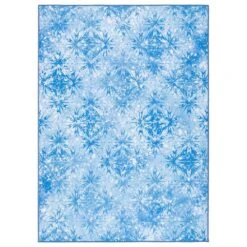 Safavieh Disney Frozen 2 Ice 5' X 7' Blue And Light Blue Kids Rug
