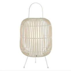 Lite Source Clement Outdoor Table Lamp In White