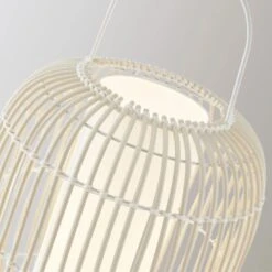 Lite Source Clement Outdoor Table Lamp In White -Home Decoration Series 62377452 3