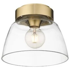 Golden Lighting Remy 10" Flush Mount In Brushed Champagne Bronze -Home Decoration Series 62408943 3