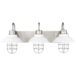 Golden Lighting Lana 3-Light Bath Vanity In Pewter -Home Decoration Series 62409099 5