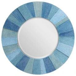 Uttermost Isle Mirror In Aqua And Blue -Home Decoration Series 62409487 3