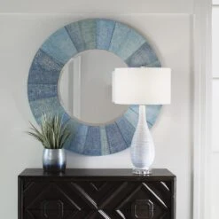 Uttermost Isle Mirror In Aqua And Blue -Home Decoration Series 62409487 5