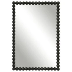 Uttermost Serna Vanity Mirror In Satin Black