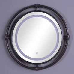 Furniture Of America Capps Wall Mirror In Black -Home Decoration Series 62420666 5