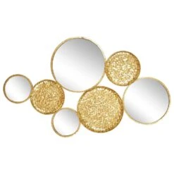 Sagebrook Home 39" Mirrored Wall Decor In Gold