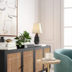 Tov Furniture Allyson Table Lamp In Black -Home Decoration Series 62558234 8