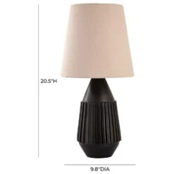Tov Furniture Allyson Table Lamp In Black -Home Decoration Series 62558234 9