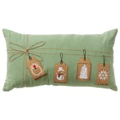 Rizzy Home 14" X 26" Down Filled Throw Pillow