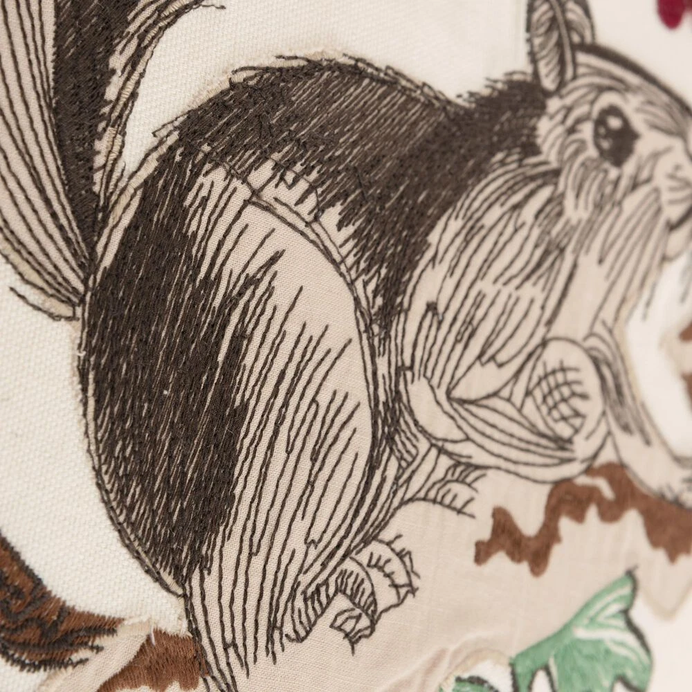 Rizzy Home 20" X 20" T20415 Animal Print Down Filled Throw Pillow In Natural 8 Rizzy Home 20" X 20" T20415 Animal Print Down Filled Throw Pillow In Natural - Image 6