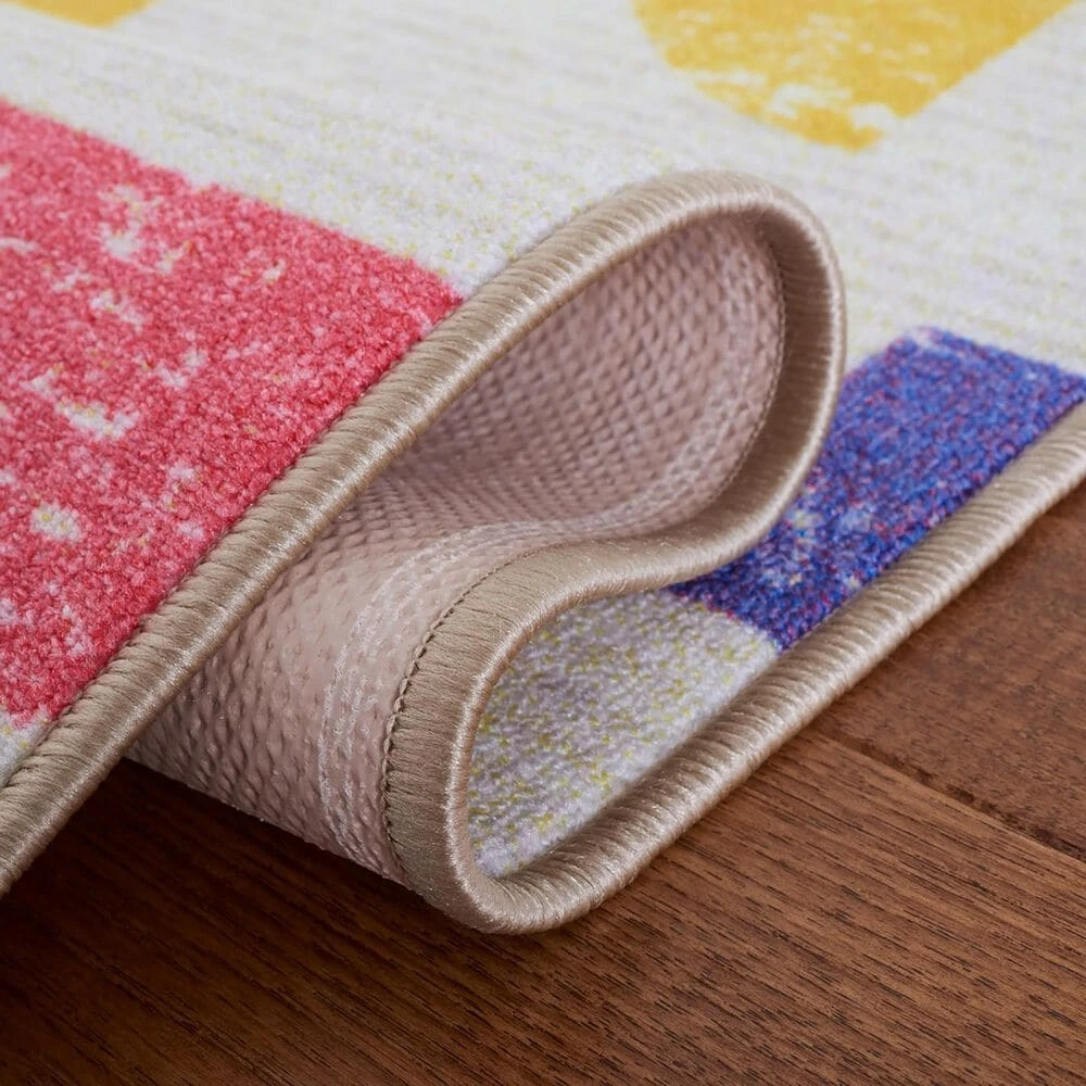 Safavieh Kids Playhouse 3'3" X 5'3" Ivory And Red Rug 7 Safavieh Kids Playhouse 3'3" X 5'3" Ivory And Red Rug - Image 5