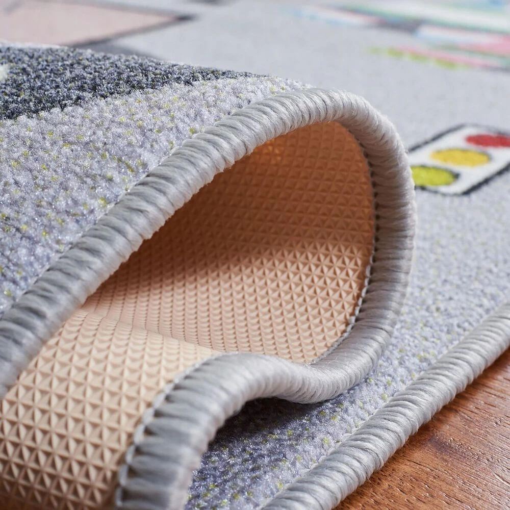 Safavieh Kids Playhouse 2'2" X 10' Grey And Pink Runner 6 Safavieh Kids Playhouse 2'2" X 10' Grey And Pink Runner - Image 4