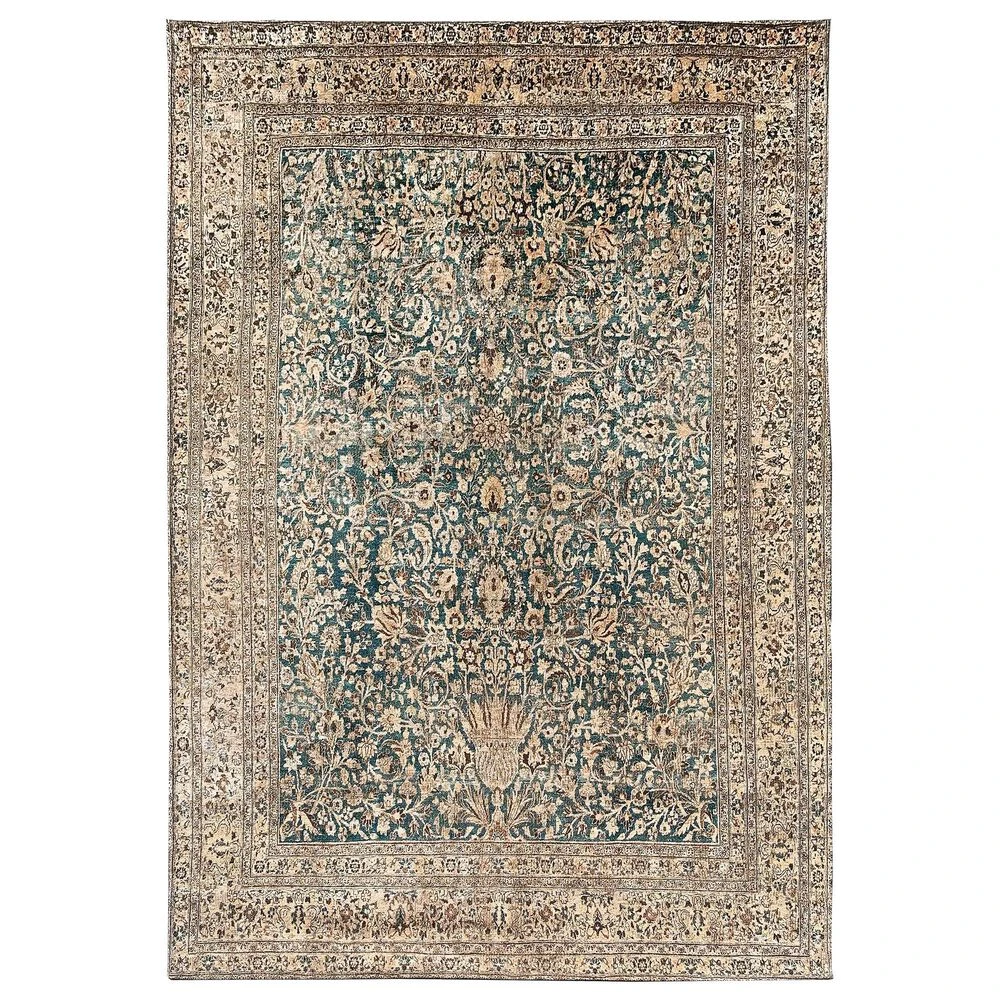 Orlena Chennie Chic Season 5'3" X 7'6" Sand And Blue Area Rug 3 Orlena Chennie Chic Season 5'3" X 7'6" Sand And Blue Area Rug