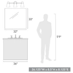 Golden Lighting Reeva 3-Light Bath Vanity With Glossy Ecru Shade In Modern Brass -Home Decoration Series 62719786 9